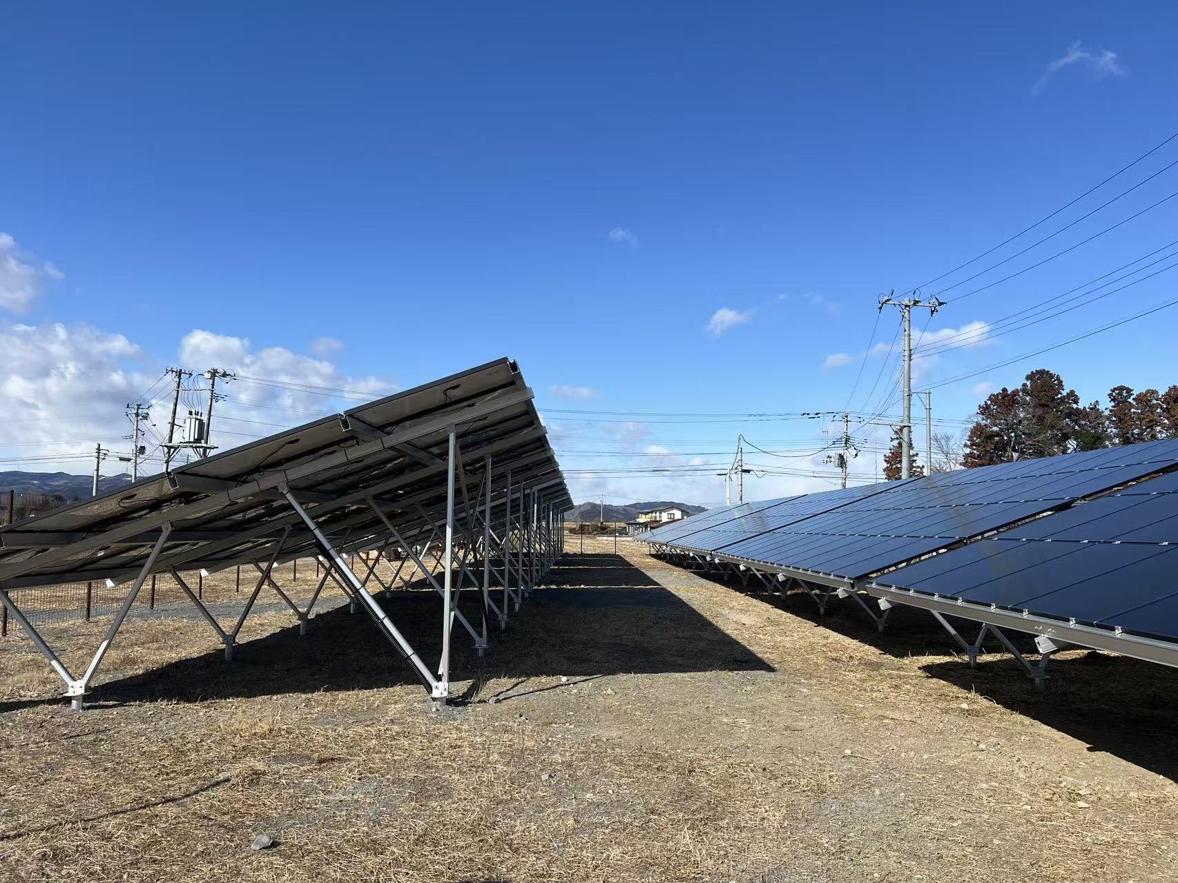 Bahan braket solar ground