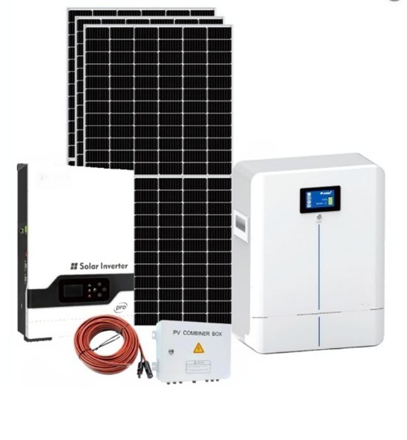 Sistem Penyimpanan Energi Surya Hibrida 5KW