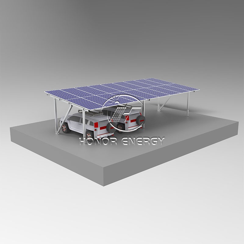 Aluminium iv tipe solar carport mount