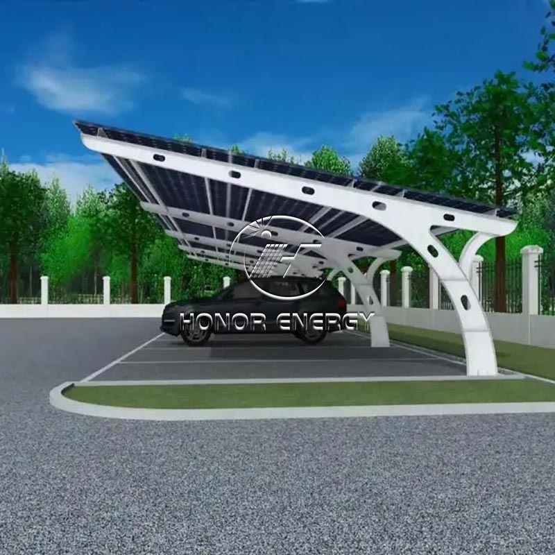 Baja y tipe solar carport mount